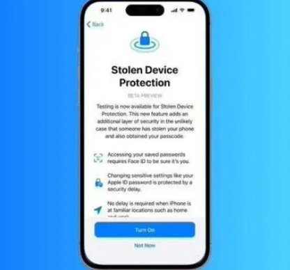 巩义苹果授权维修店分享被盗设备保护功能开启方法 