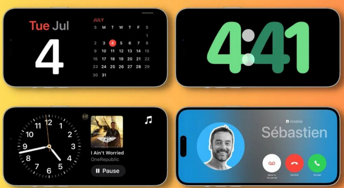 巩义苹果手机维修分享iOS17横屏充电待机显示有什么好处 