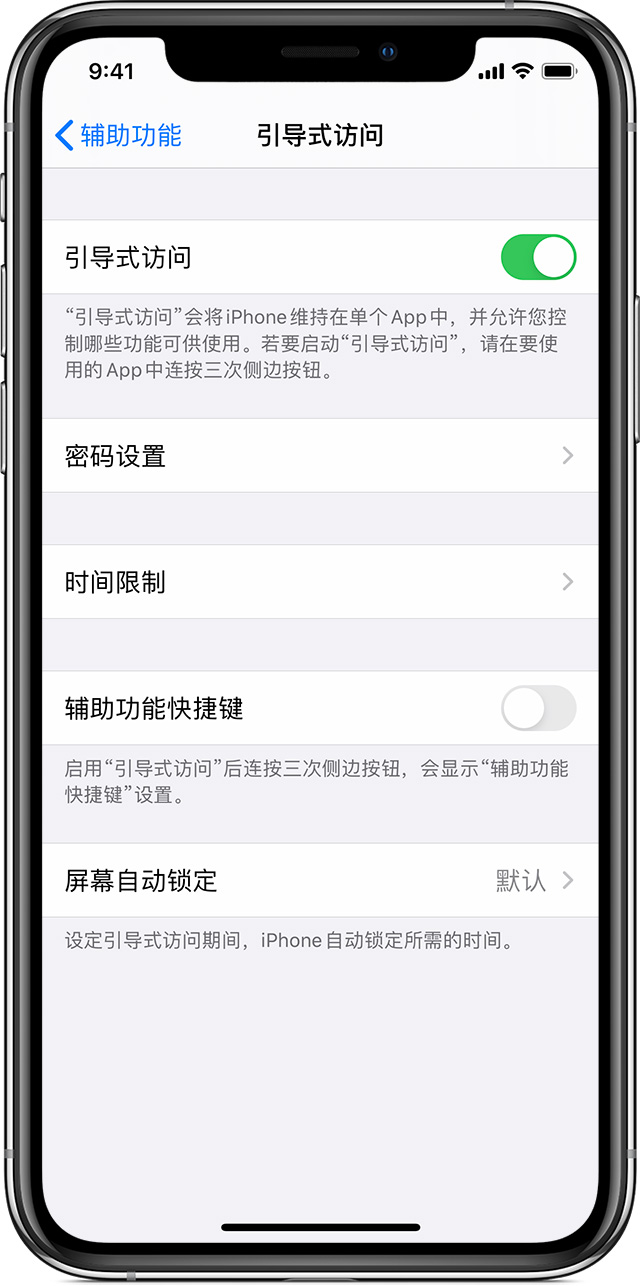 巩义苹果手机维修分享如何在 iPhone 上退出引导式访问 